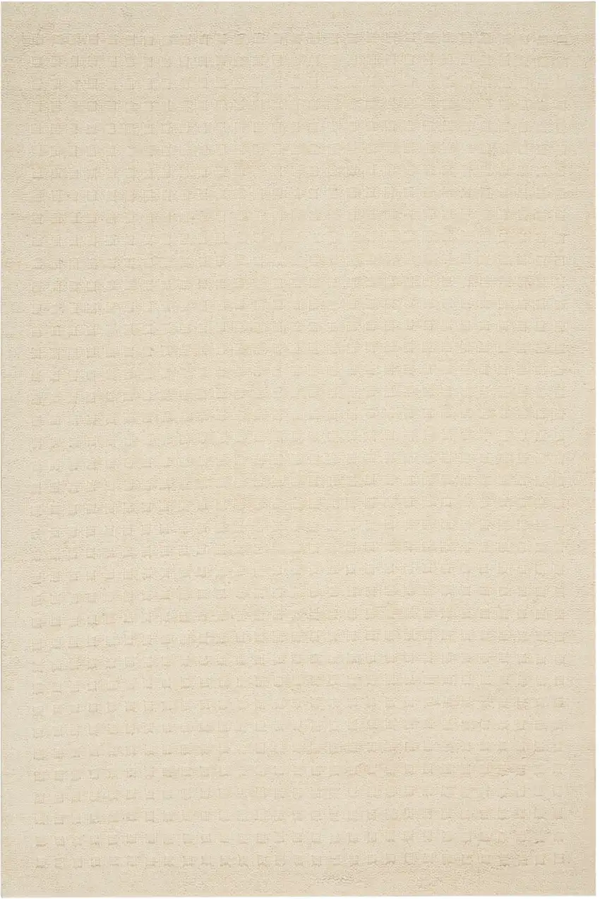Ivory Wool Area Rug Photo 2