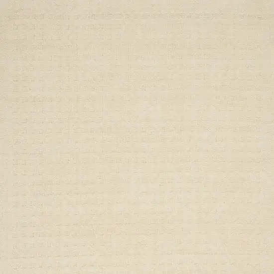 Ivory Wool Area Rug Photo 8