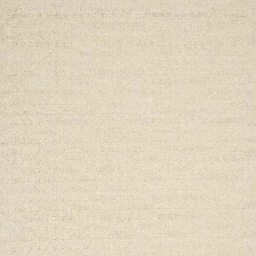 Ivory Wool Area Rug Photo 4