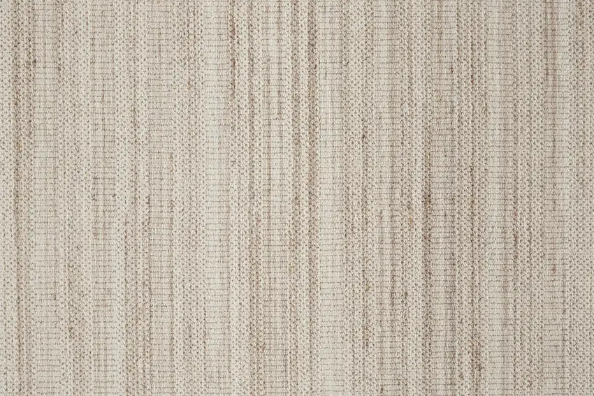 Ivory Wool Hand Woven Stain Resistant Area Rug Photo 8