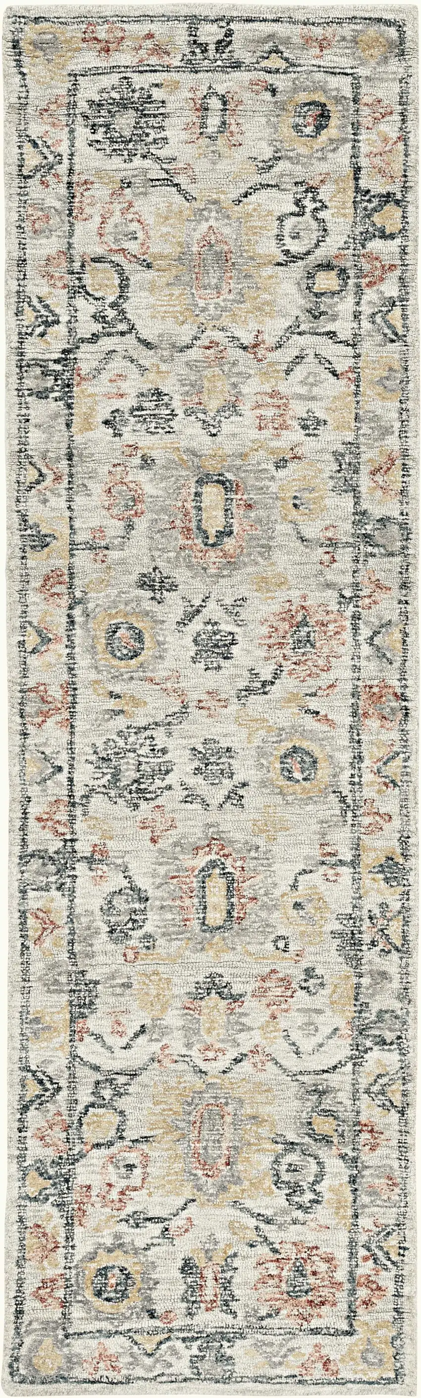 Ivory  Wool Rug Photo 1