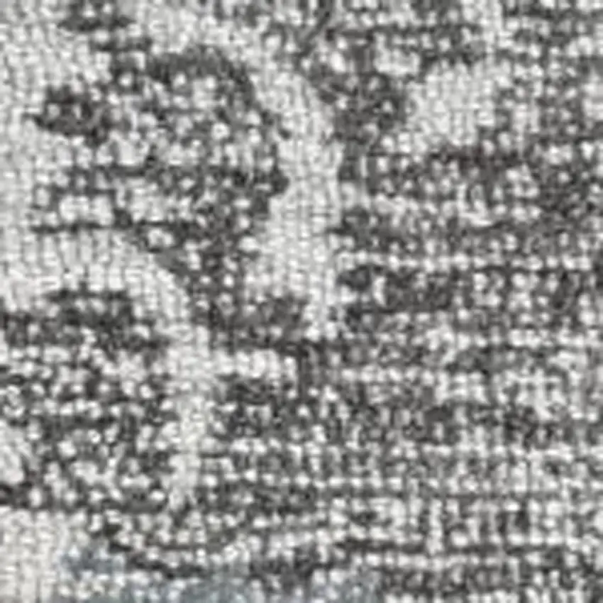 Ivory Gray And Green Wool Floral Hand Tufted Area Rug Photo 1