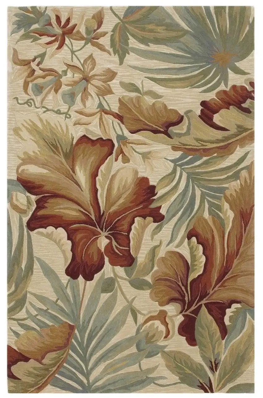102 X 138 Ivory  Wool Rug Photo 2