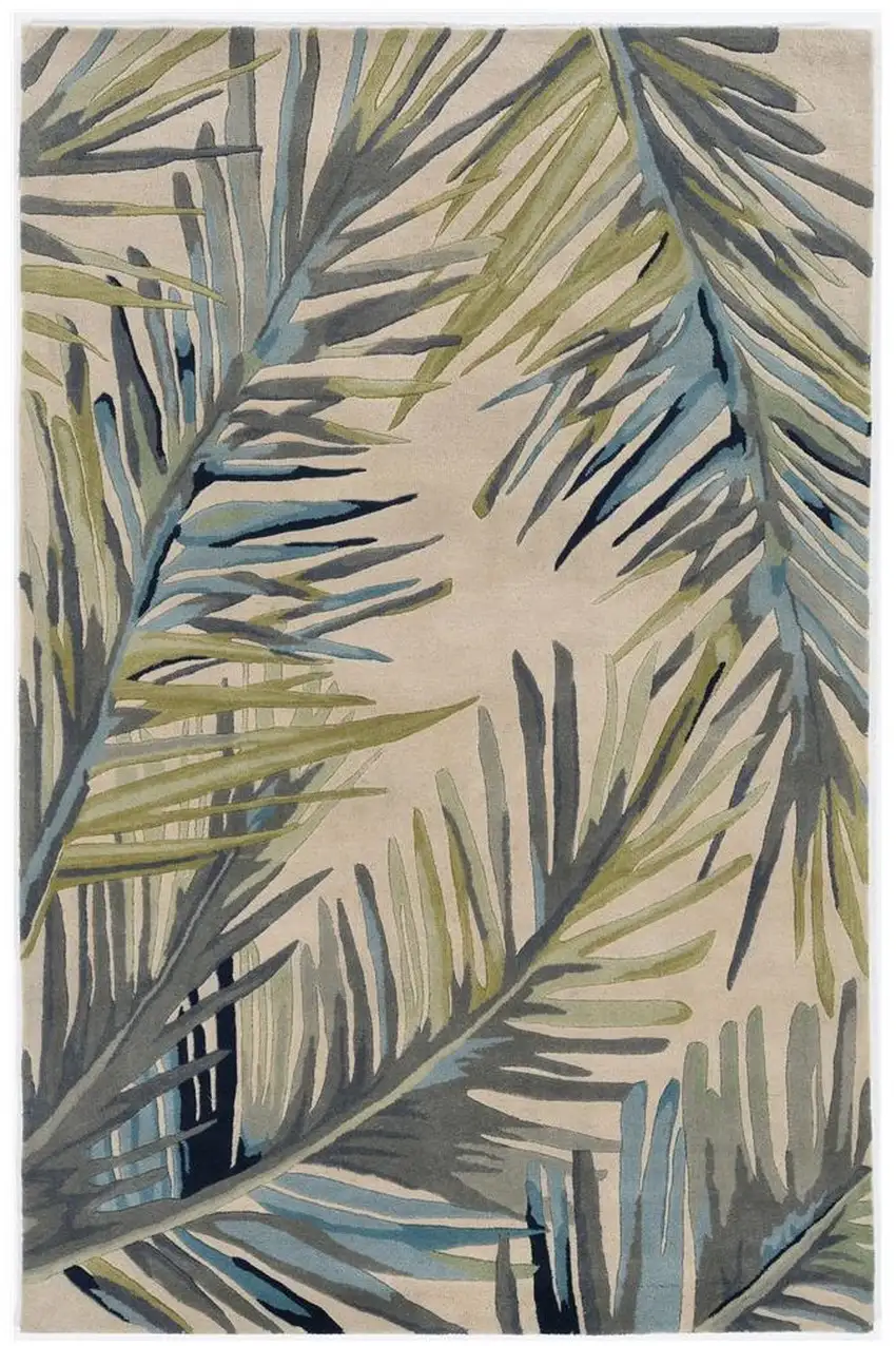 63 X 99 Ivory  Wool Rug Photo 2