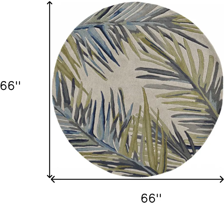 Ivory  Wool Rug Photo 3