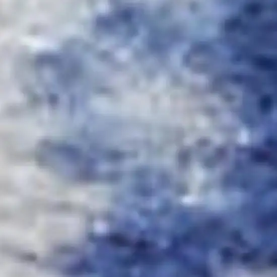 Ivory and Blue Abstract Distressed Area Rug Photo 4