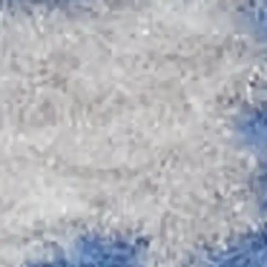 Ivory and Blue Abstract Distressed Area Rug Photo 6