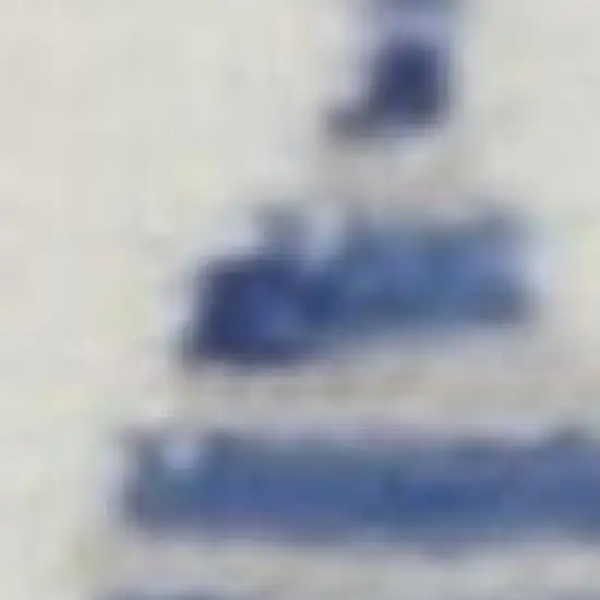 Ivory And Blue Geometric Area Rug Photo 3