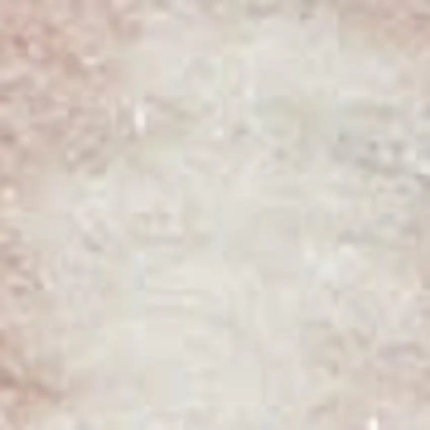 Ivory and Blue Damask Distressed Non Skid Area Rug Photo 3