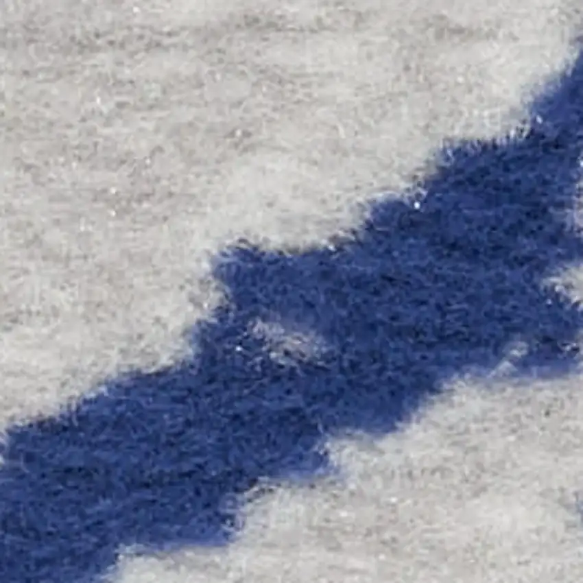 Ivory And Blue Floral Area Rug Photo 1