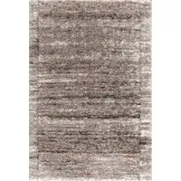 Photo of Ivory and Brown Retro Mod Area Rug