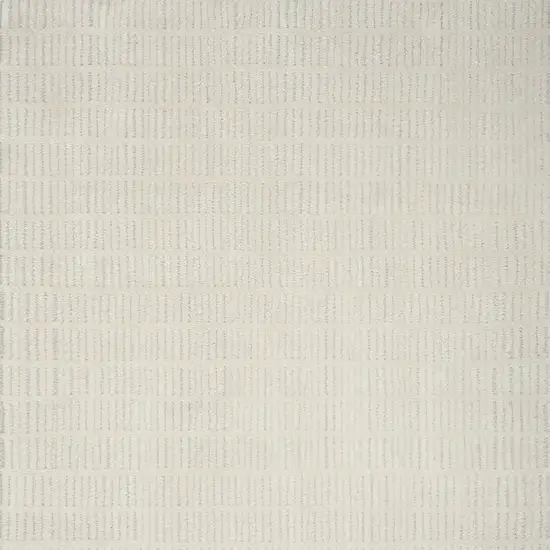 Ivory and Gray Abstract Area Rug Photo 3