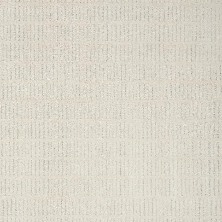 Ivory and Gray Abstract Area Rug Photo 5
