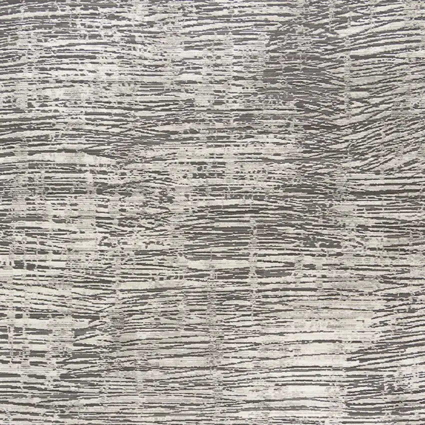 Ivory and Gray Abstract Non Skid Area Rug Photo 8
