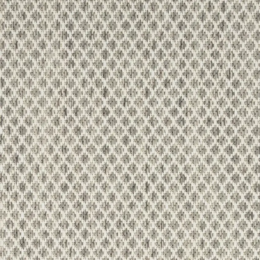 Ivory and Gray Abstract Non Skid Area Rug Photo 1
