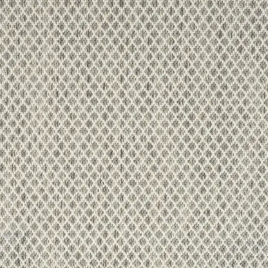 Ivory and Gray Abstract Non Skid Area Rug Photo 3