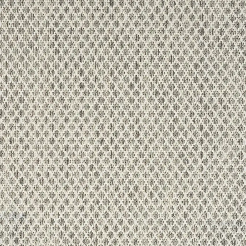 Ivory and Gray Abstract Non Skid Area Rug Photo 3