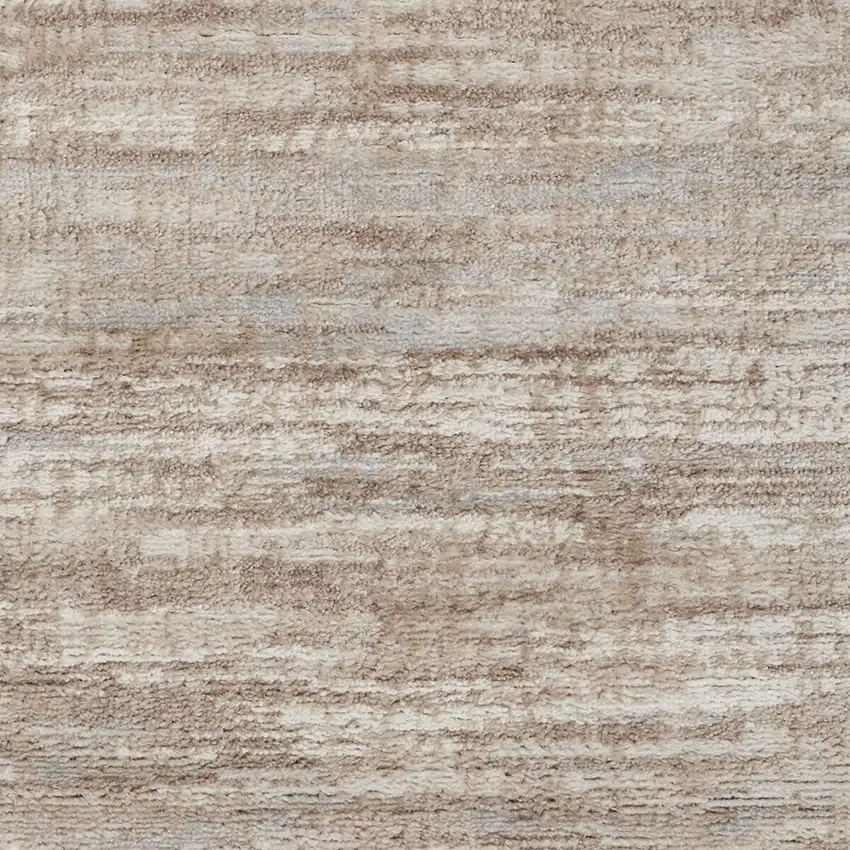 Ivory and Gray Abstract Non Skid Area Rug Photo 6