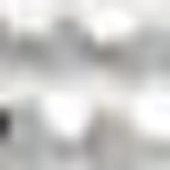 Ivory and Gray Abstract Washable Area Rug Photo 3