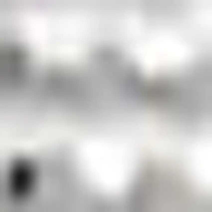 Ivory and Gray Abstract Washable Area Rug Photo 3