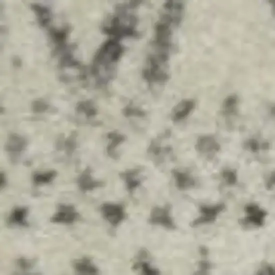 Gray And Ivory Geometric Area Rug Photo 3