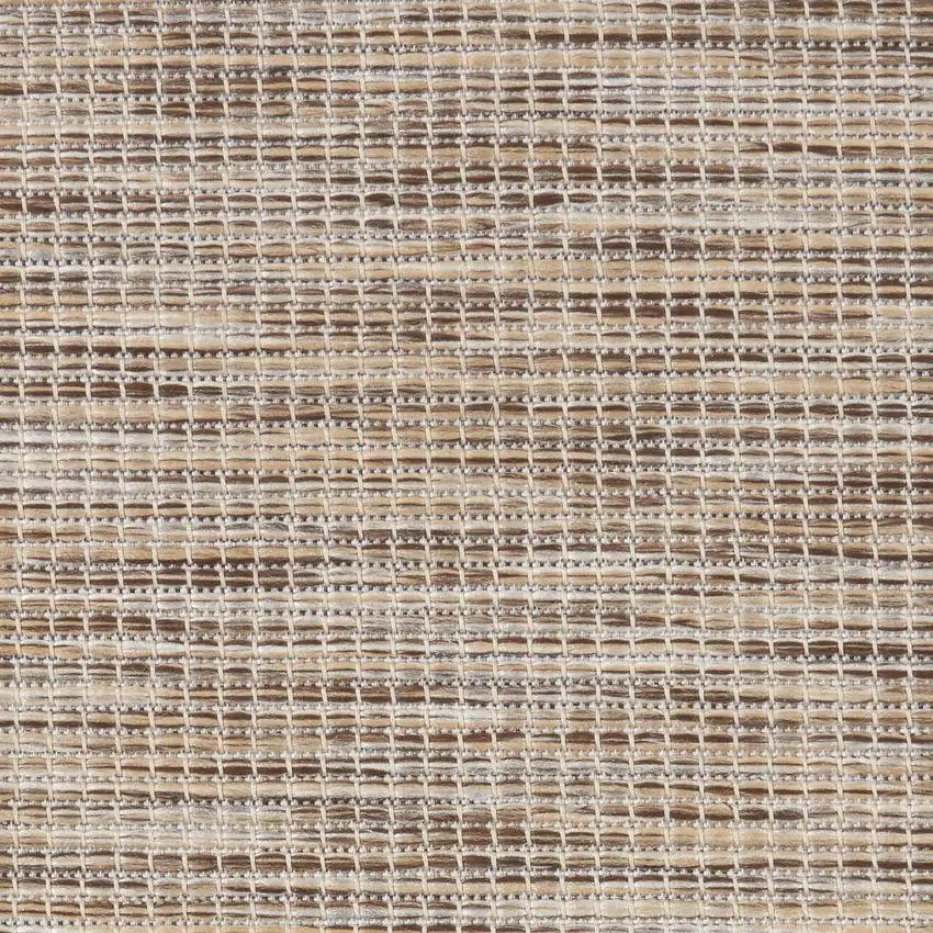 Ivory and Gray Damask Distressed Non Skid Area Rug Photo 1