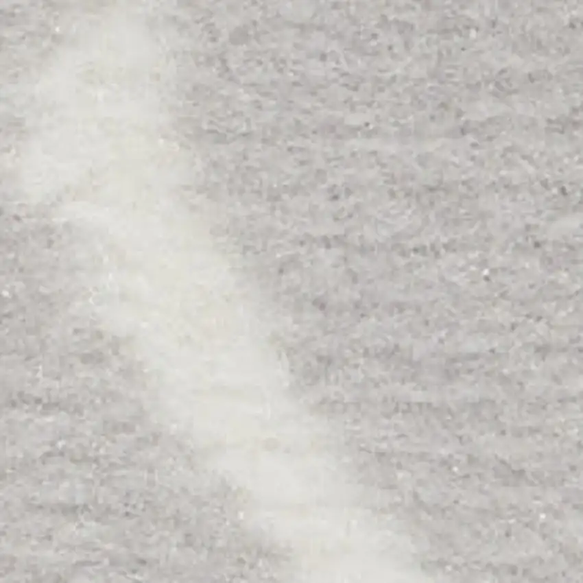 Ivory and Gray Floral Distressed Non Skid Area Rug Photo 2