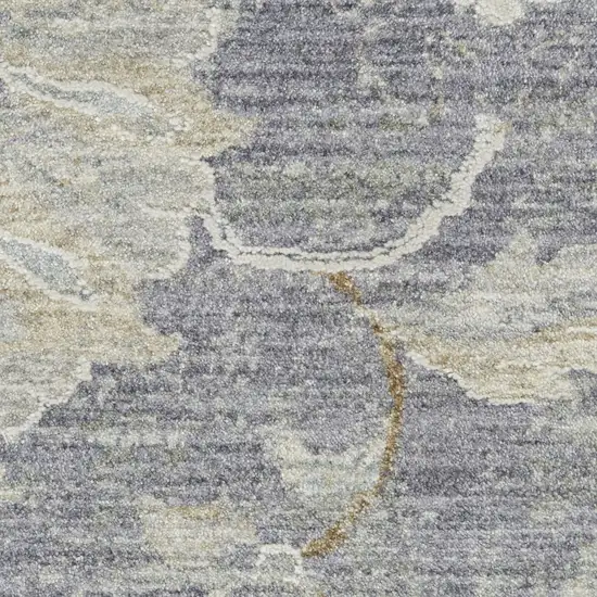 Ivory And Gray Floral Medallion Area Rug Photo 8