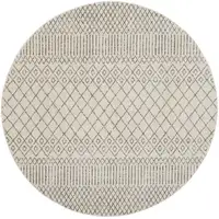 Photo of Ivory and Gray Geometric Area Rug