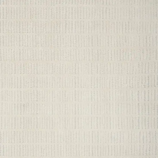 Ivory and Gray Geometric Area Rug Photo 9