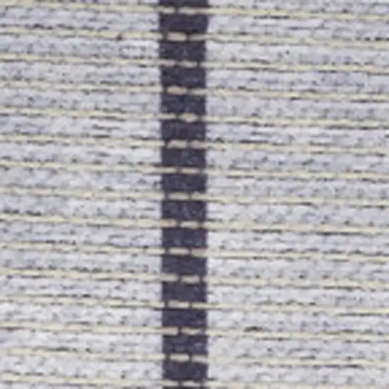 Ivory and Gray Geometric Power Loom Washable Area Rug Photo 1