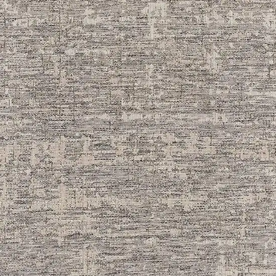 10' Ivory Abstract Power Loom Runner Rug Photo 4