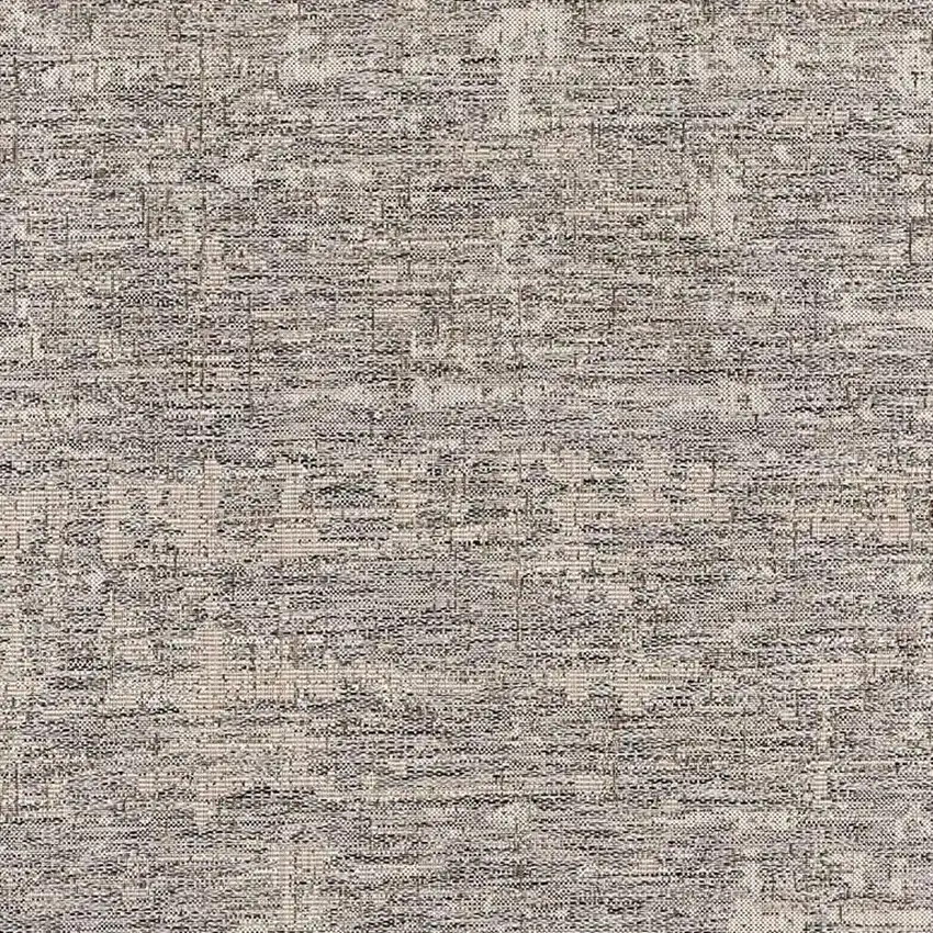 10' Ivory Abstract Power Loom Runner Rug Photo 4