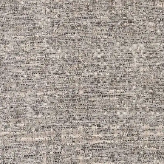 8' Ivory Abstract Power Loom Runner Rug Photo 3