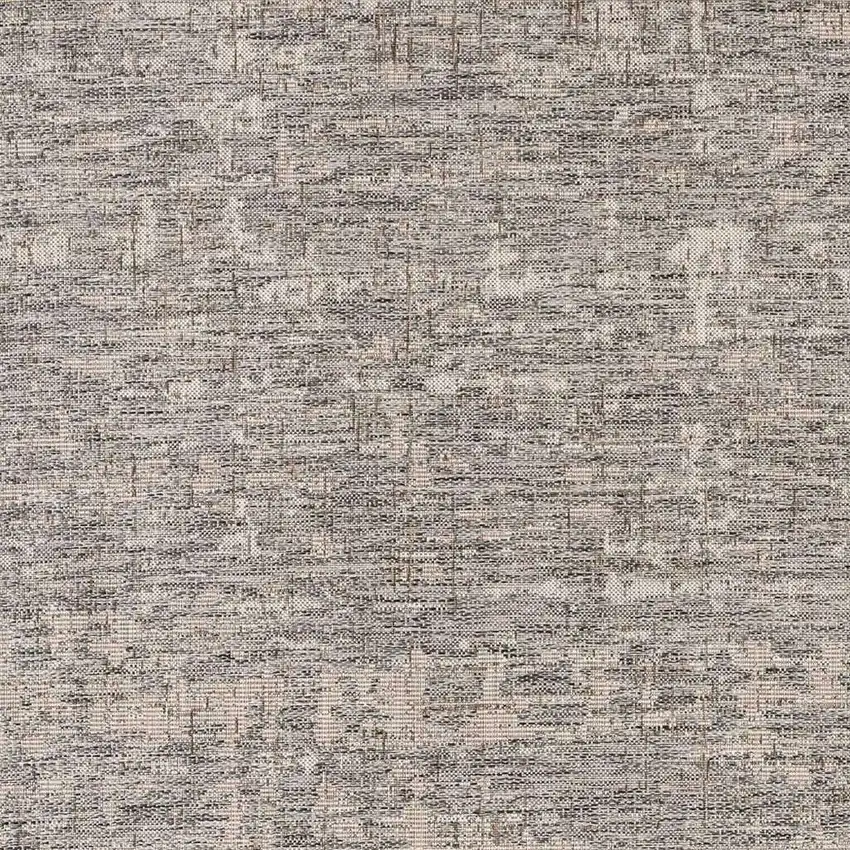 8' Ivory Abstract Power Loom Runner Rug Photo 3