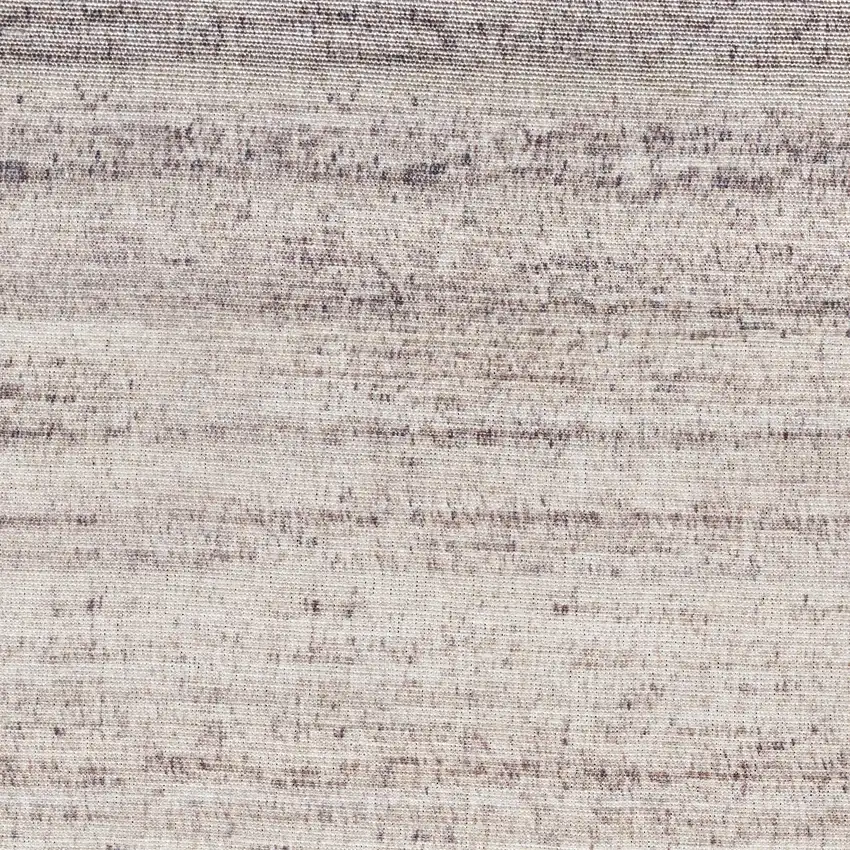 Ivory and Light Brown Abstract Washable Area Rug Photo 4