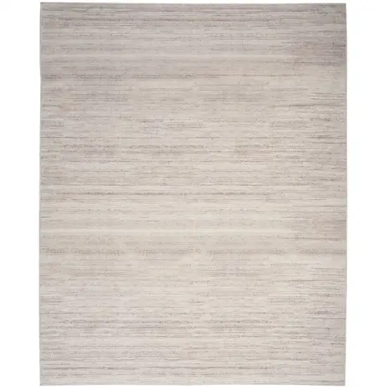 Ivory and Light Brown Washable Area Rug Photo 1