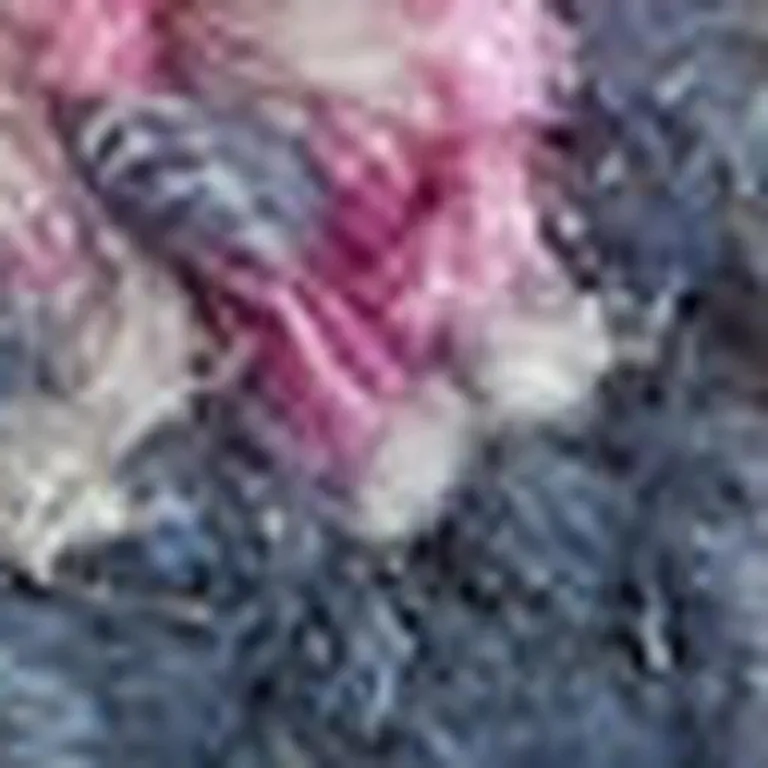 Ivory and Multi Abstract Runner Rug Photo 1