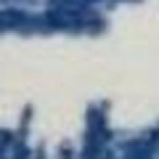 Ivory And Blue Ombre Distressed Area Rug Photo 3