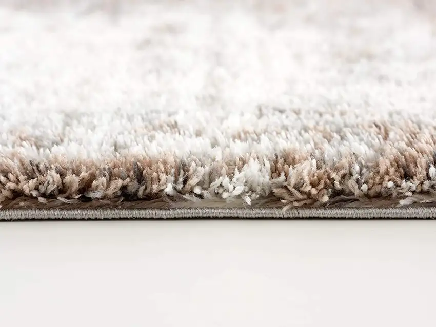 Ivory And Navy Retro Modern Area Rug Photo 5