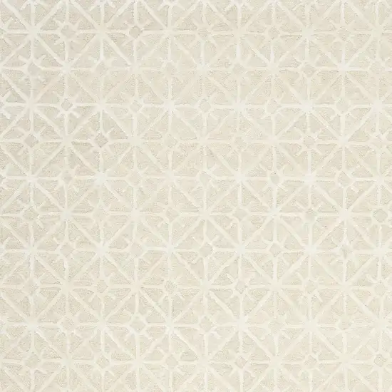 Ivory and Orange Floral Distressed Non Skid Area Rug Photo 1