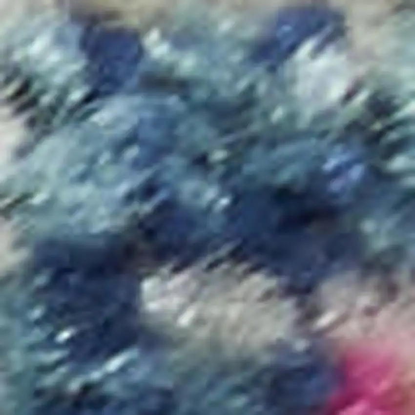 Pink And Ivory Southwestern Distressed Area Rug Photo 1