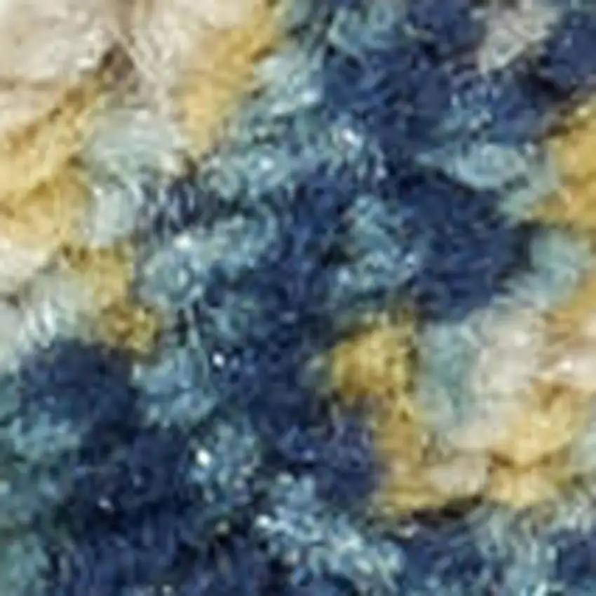 8' Pink And Ivory Southwestern Distressed Runner Rug Photo 1