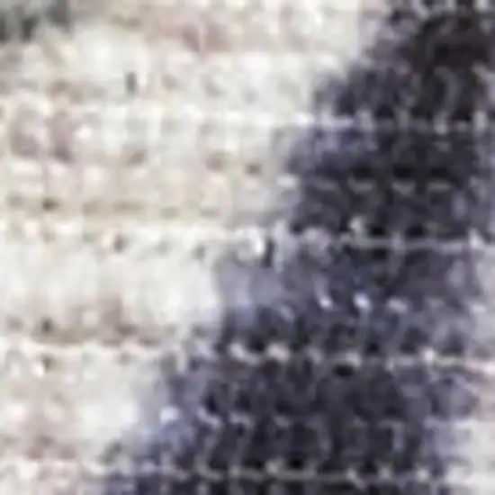 Ivory and Red Floral Distressed Non Skid Area Rug Photo 3