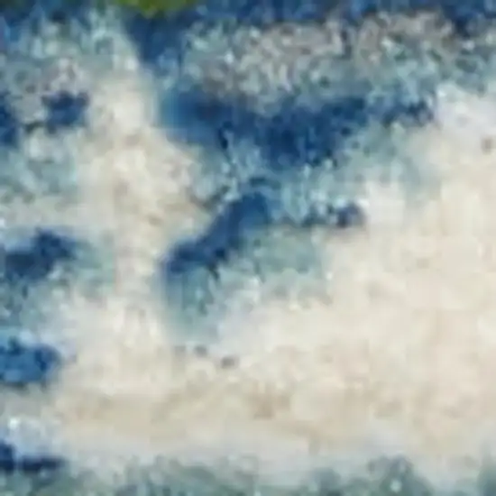 Ivory and Red Floral Non Skid Area Rug Photo 6