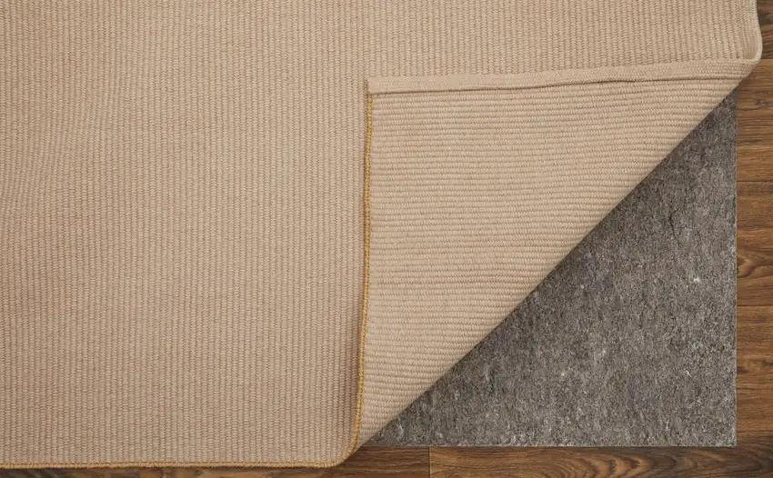 Ivory and Tan Hand Woven Area Rug Photo 8