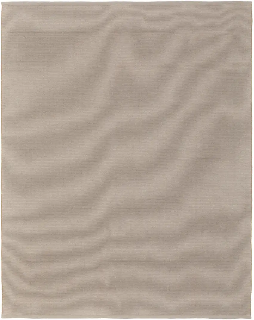 Ivory and Tan Hand Woven Area Rug Photo 4