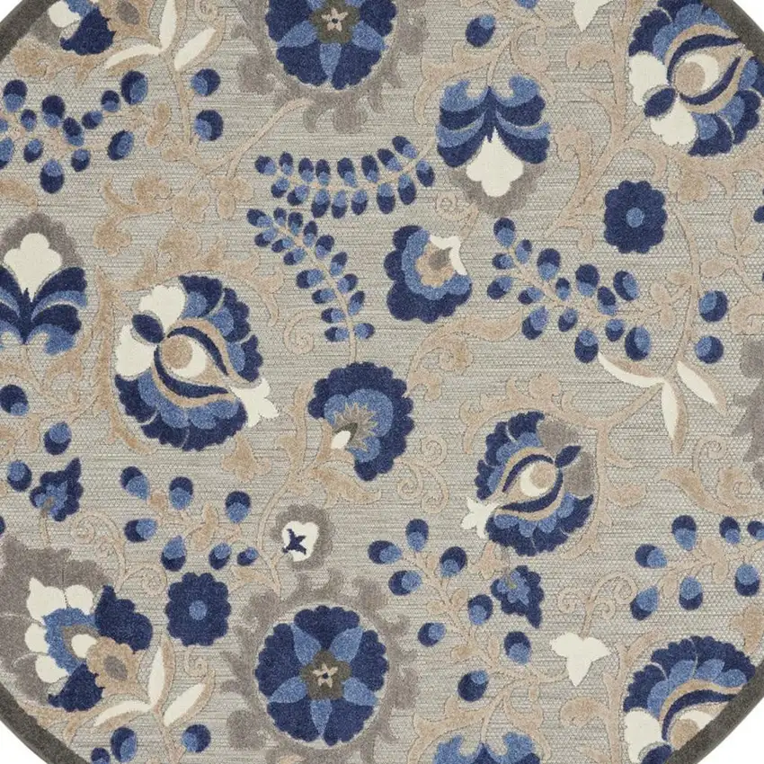 8' Yellow And Ivory Medallion Runner Rug Photo 7