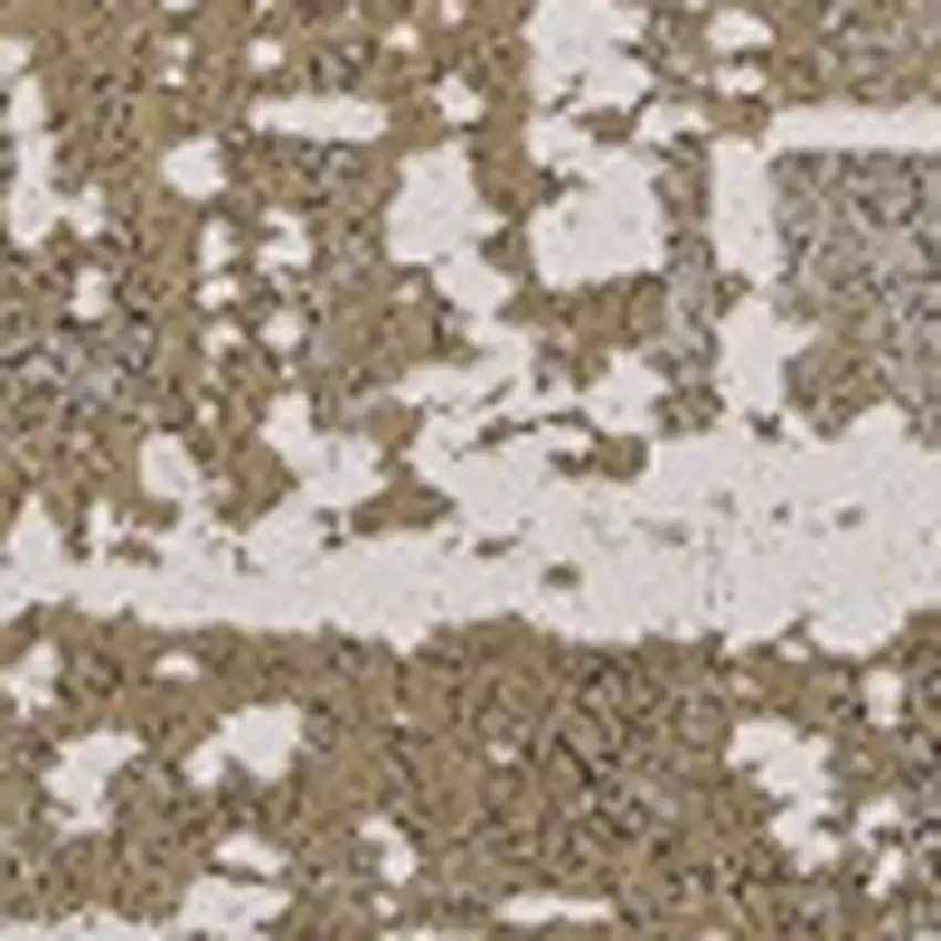 Ivory Or Gold Abstract Area Rug Photo 6