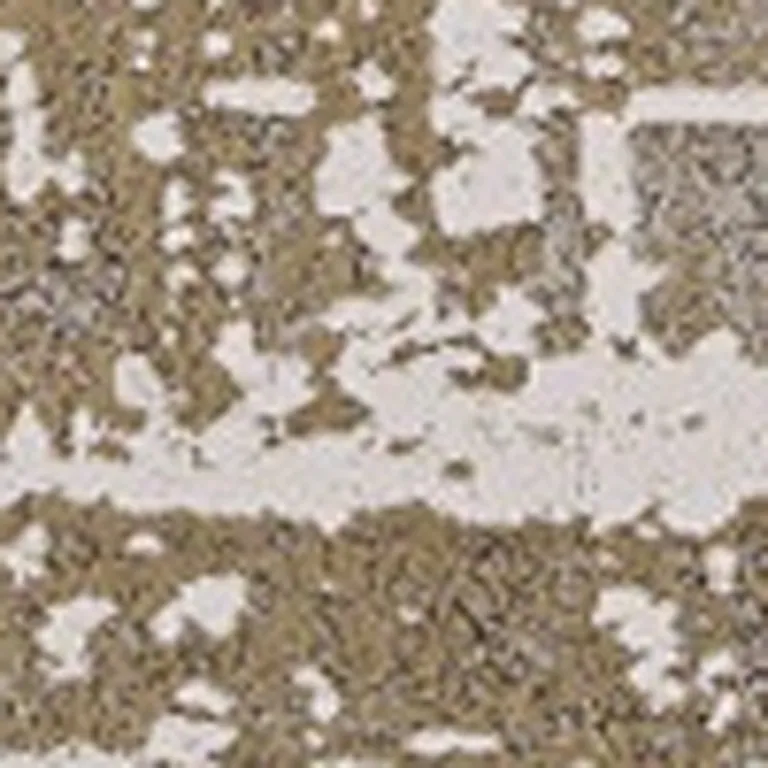 Ivory or Gold Abstract Area Rug Photo 2